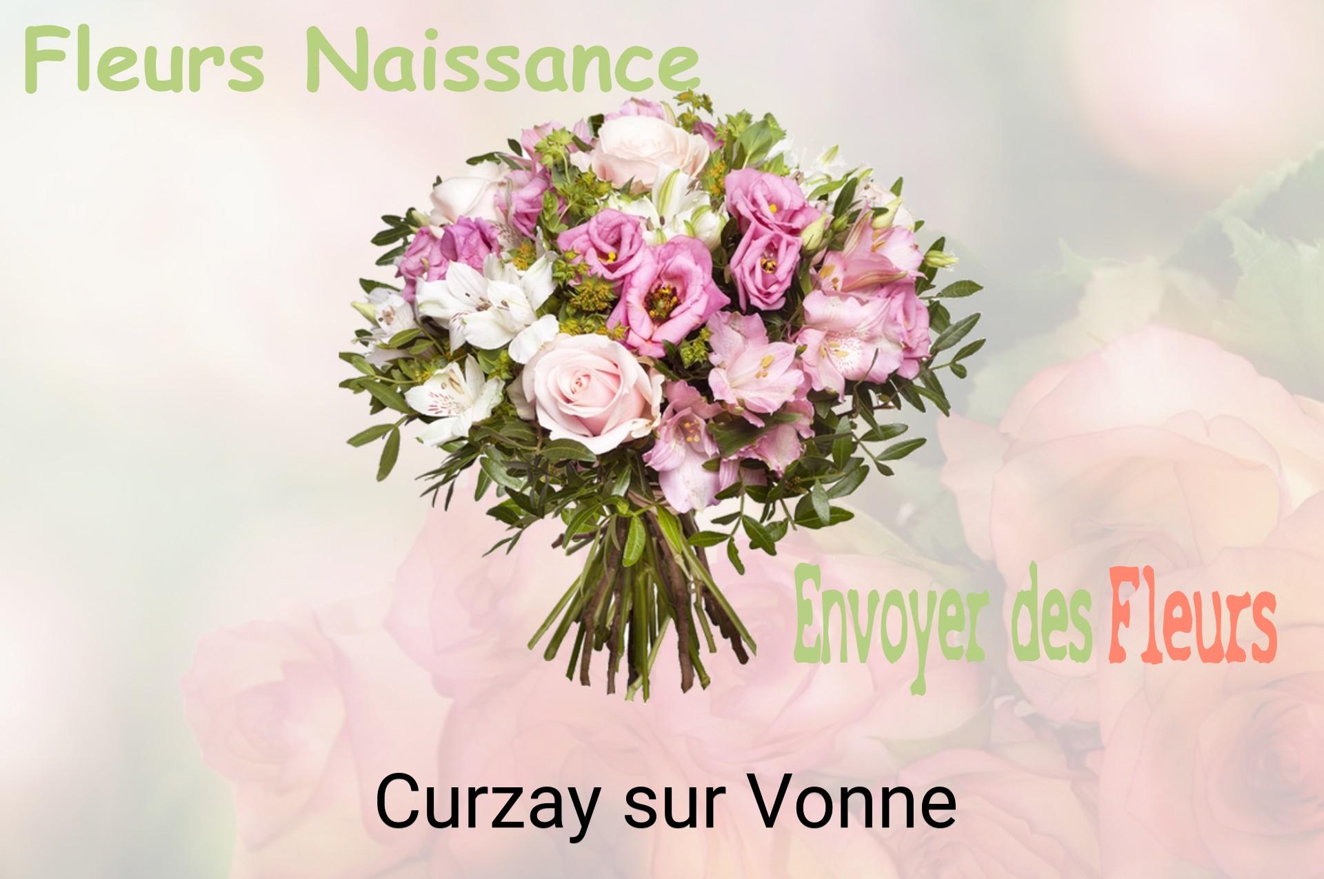 Bouquet de fleurs de naissance livré à Curzay-sur-Vonne
